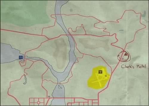 Lotnisko zaznaczone na mapie